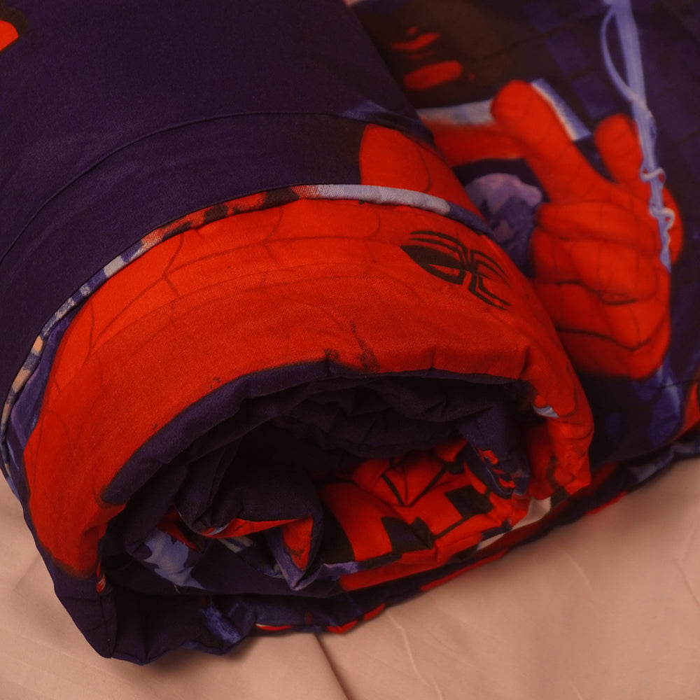 Spider Man Themed - Soft and Cozy | Blue Kids Comforters (60*90inch)