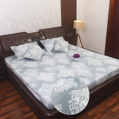Palm Tree Printed Cotton Bedding Set