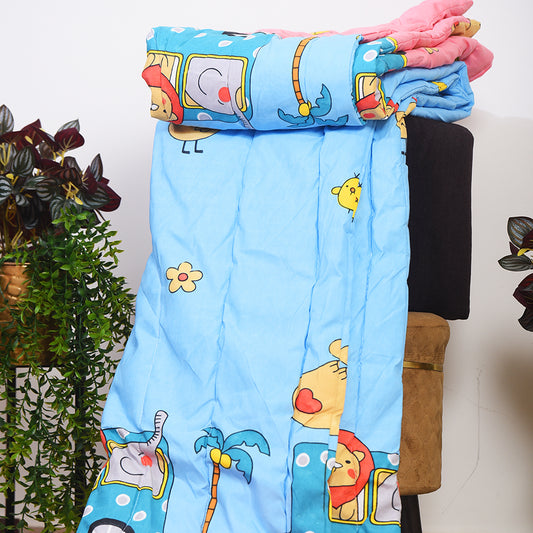Kids Cartoon Print Comforter – Soft & Lightweight Microfibre Blanket (60*90 inch)
