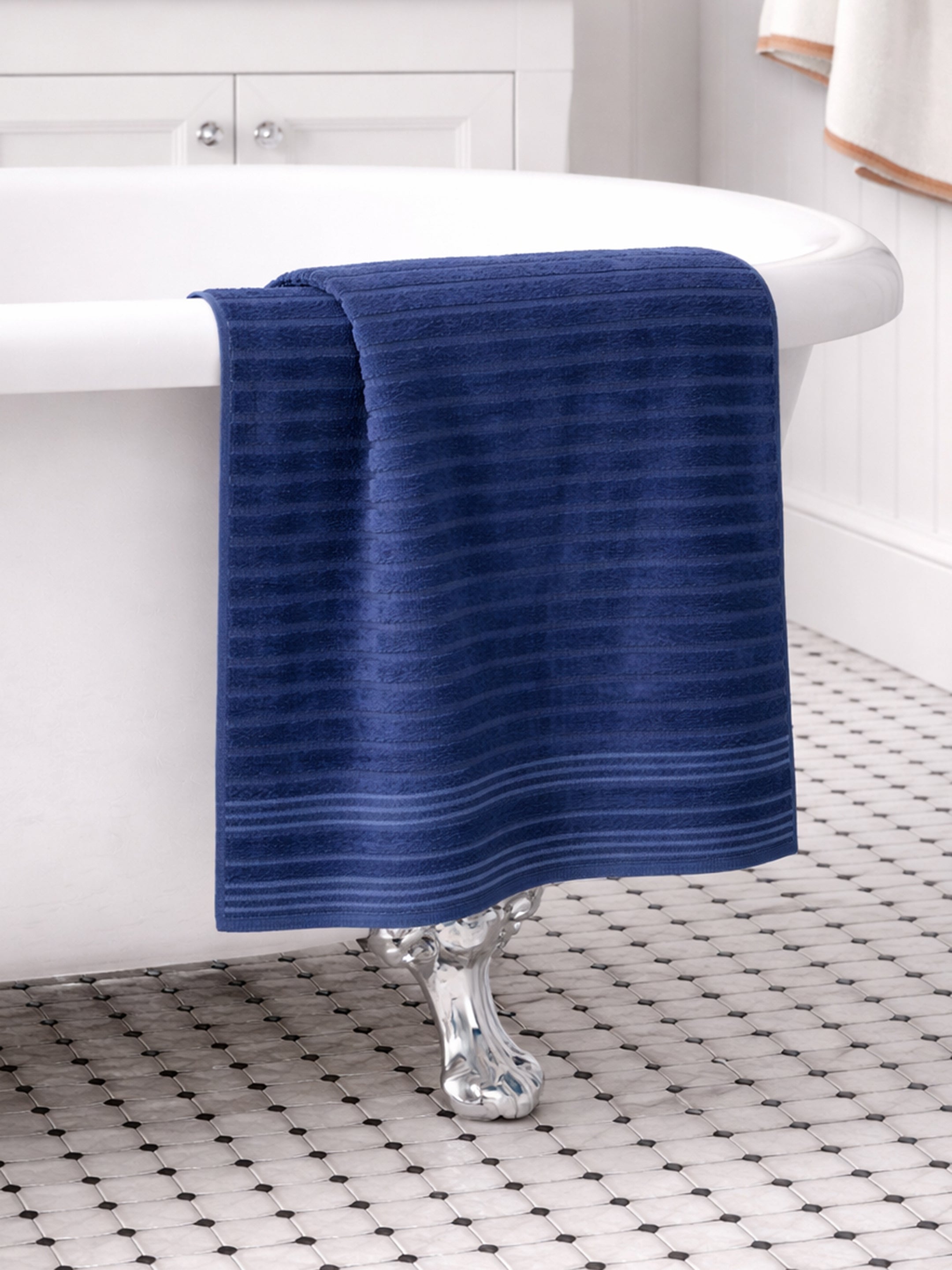 Pure Bamboo Premium Bath Towel (Dark Blue) Main image