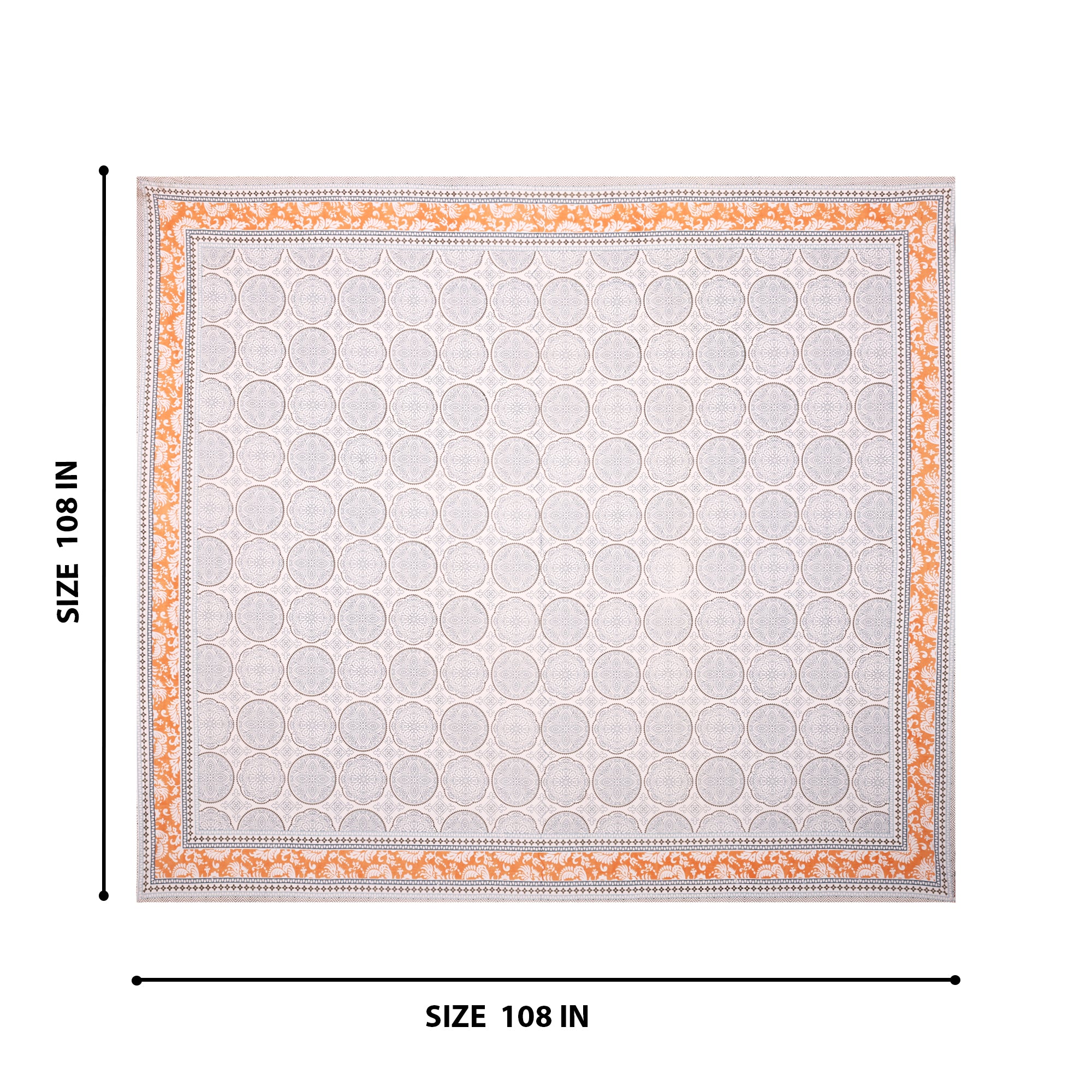 Mystic Mandala Pure Cotton Bedsheet