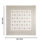 Blue Motif Print Bedsheet