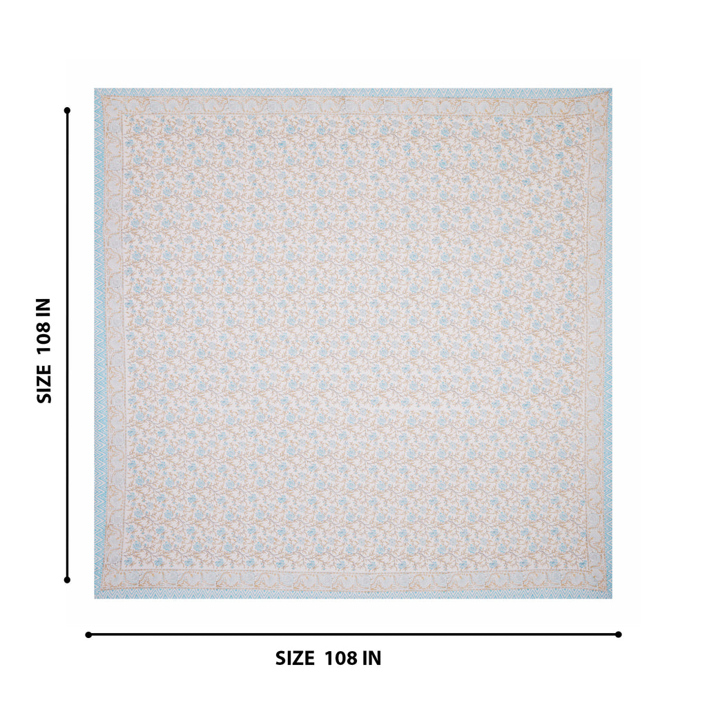 Golden Vine Cotton Bedsheet