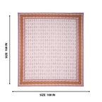 Maharani Maroon Pure Cotton Bedsheet