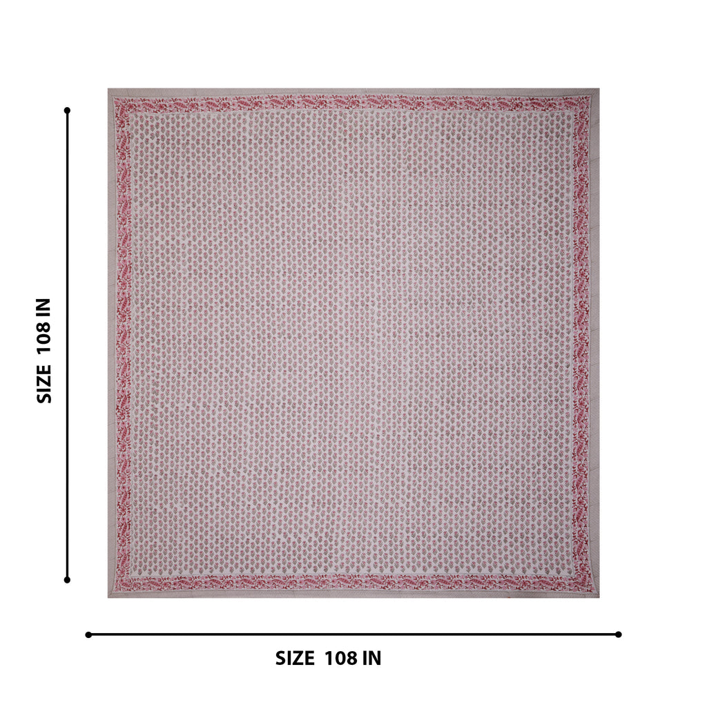 Gulabi Nazakat Pure Cotton Bedsheet