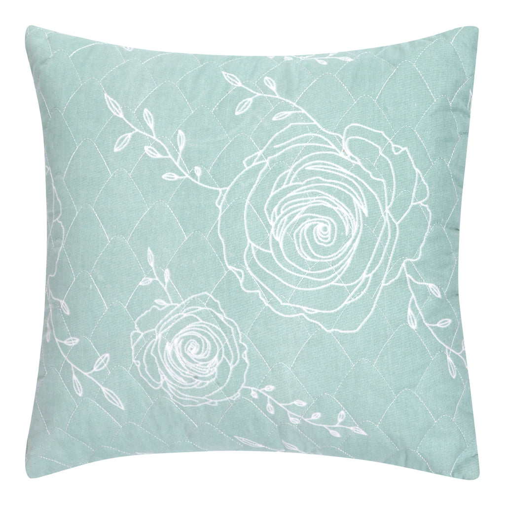 Pastel Blue 5 Piece Bedding Set