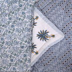Vintage Leaf Bloom Pure Cotton Quilt