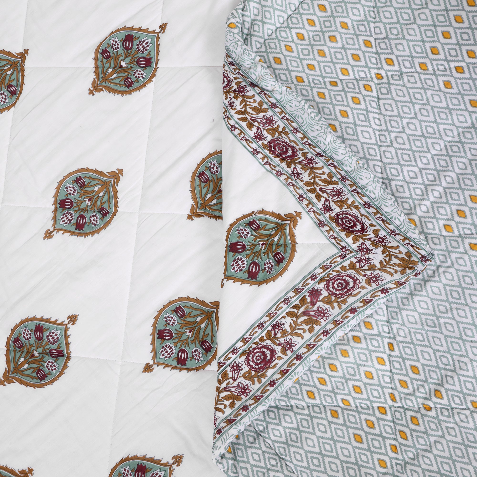 Artisan Motif Pure Cotton Quilt