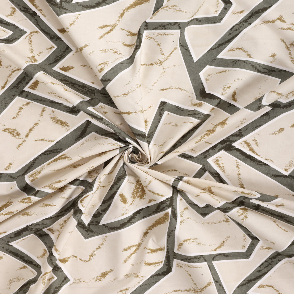 Pastel Geometry Elegant 5 Piece Bedding Set