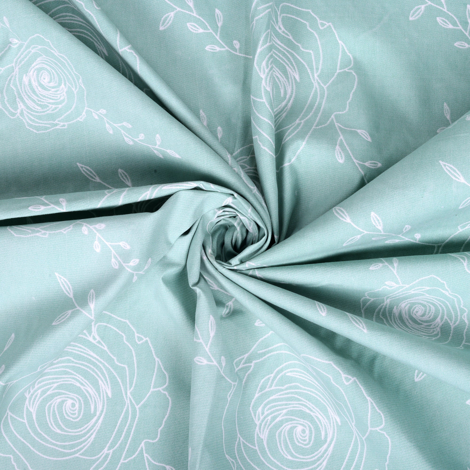 Pastel Blue 5 Piece Bedding Set