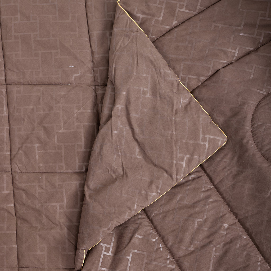 Solid AC Comforters - Brown