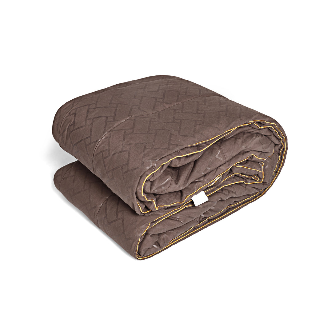 Solid AC Comforters - Brown