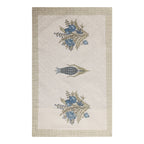 Blue Motif Print Bedsheet