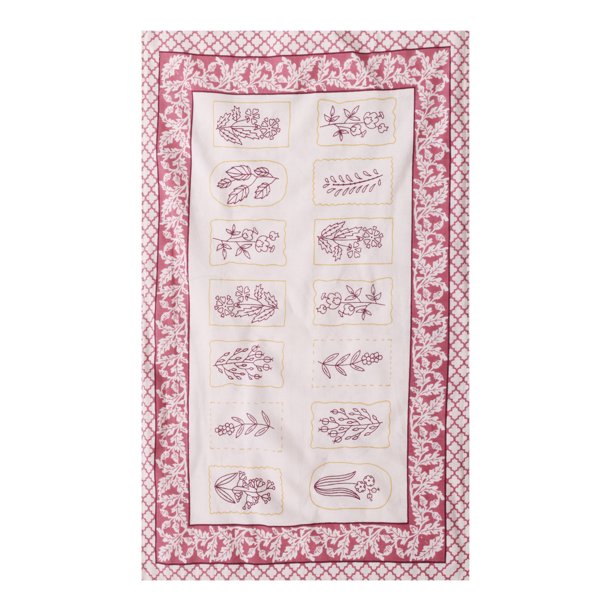 Maharani Maroon Pure Cotton Bedsheet