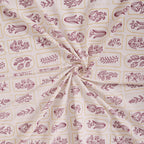 Maharani Maroon Pure Cotton Bedsheet
