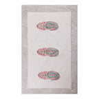 Elegant Garden Print Handblock Bedsheet