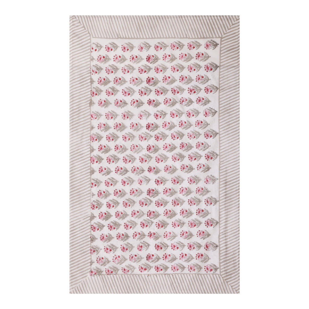 Gulabi Nazakat Pure Cotton Bedsheet