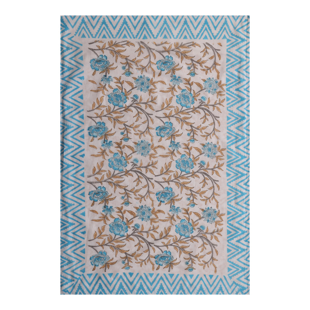 Golden Vine Cotton Bedsheet