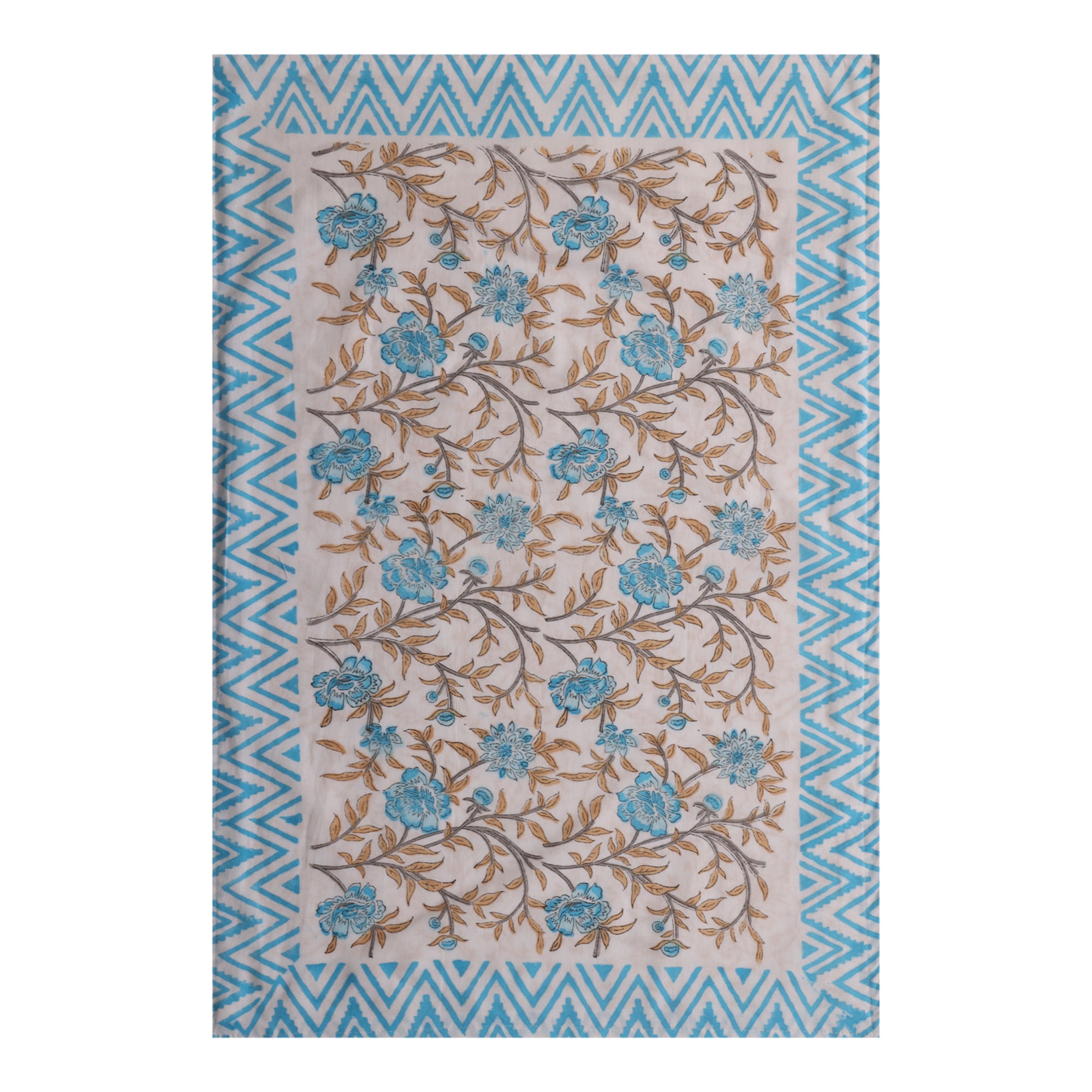 Golden Vine Cotton Bedsheet