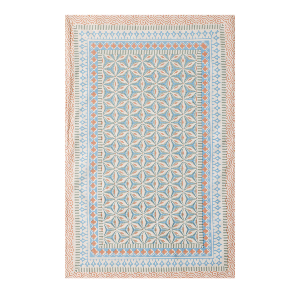 Blossom Geometry Cotton Bedsheet