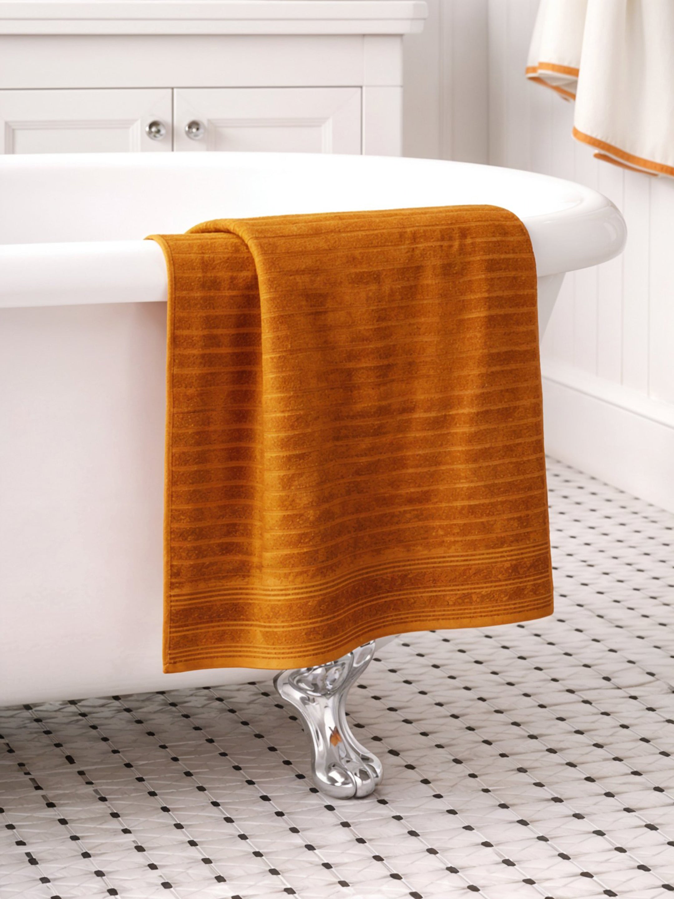 Pure Bamboo Premium Bath Towel (Orange)