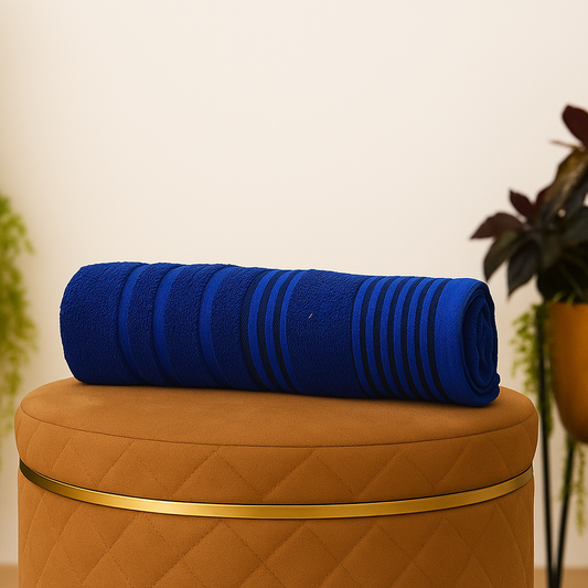 Pure Bamboo Premium Bath Towel (Blue) – Ultra Soft, Eco-Friendly & Antibacterial (70x148 cm)