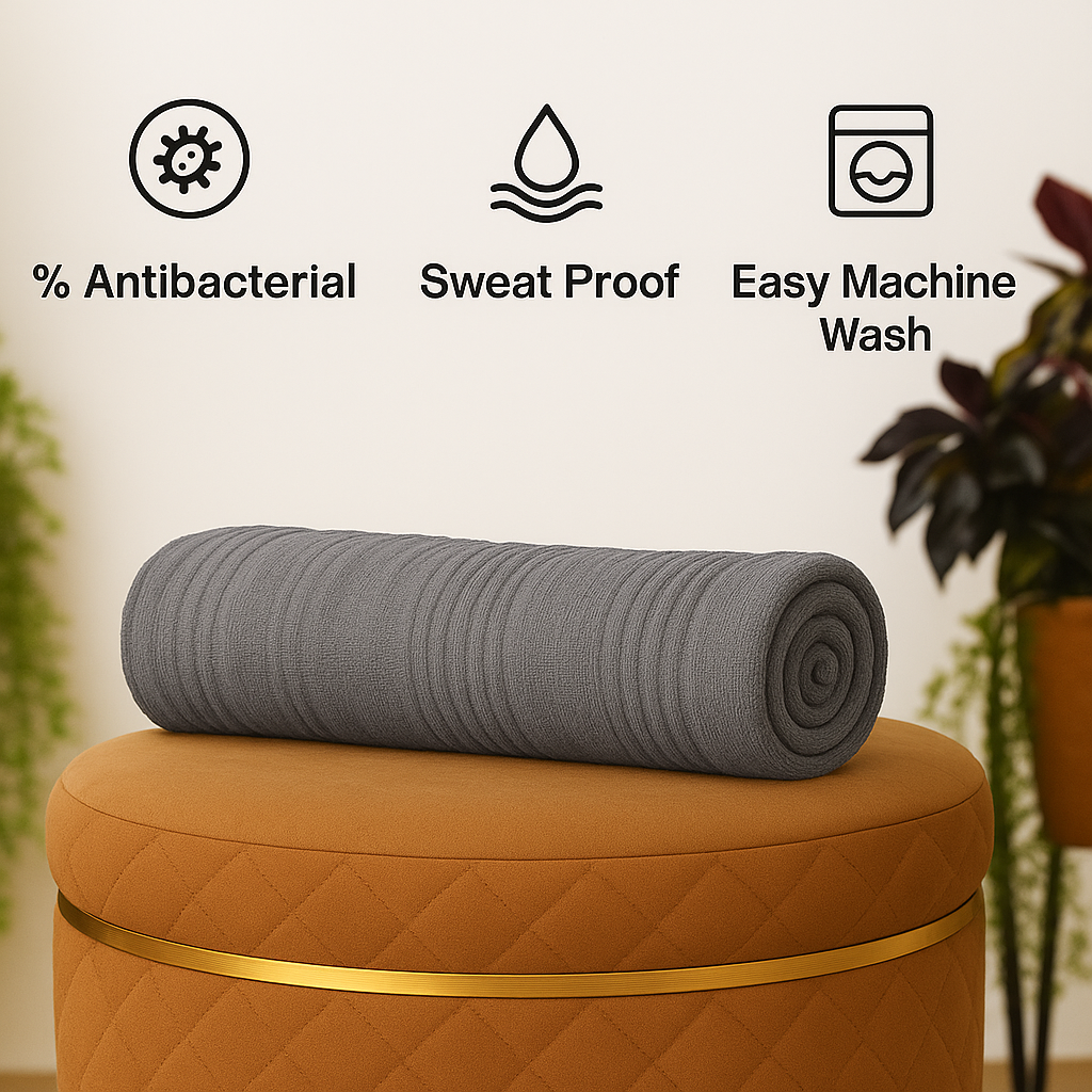 Pure Bamboo Premium Bath Towel (Grey)– Ultra Soft, Eco-Friendly & Antibacterial (72x148 cm)
