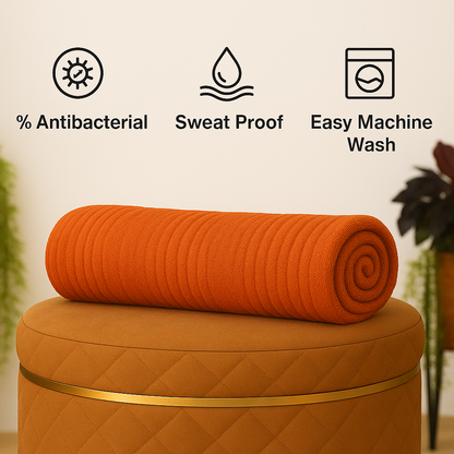 Pure Bamboo Premium Bath Towel (Orange) – Ultra Soft, Eco-Friendly & Antibacterial (72x148 cm)