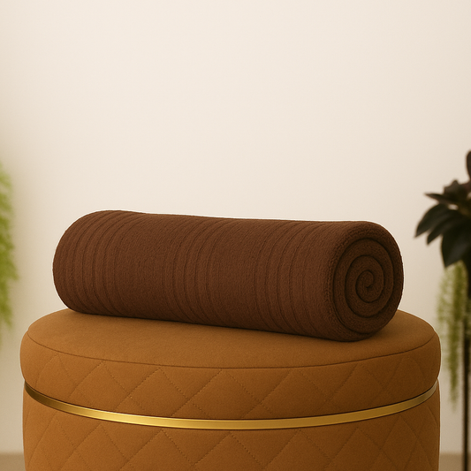 Pure Bamboo Premium Bath Towel (Brown) – Ultra Soft, Eco-Friendly & Antibacterial (72x148 cm)