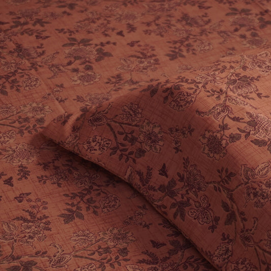 Heritage Bedsheet with Premium Cotton and Yarn Fabric – Ehnic Pattern