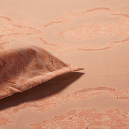 Heritage Bedsheet with Premium Cotton and Yarn Fabric – Damask Pattern