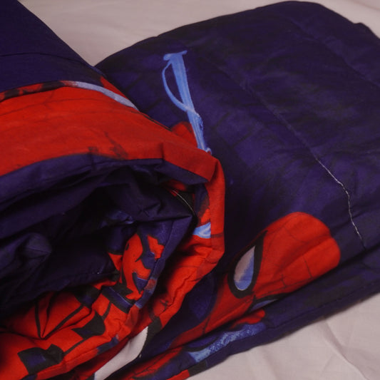 Spider Man Themed - Soft and Cozy | Blue Kids Comforters (60*90inch)