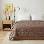 Solid AC Comforters - Brown