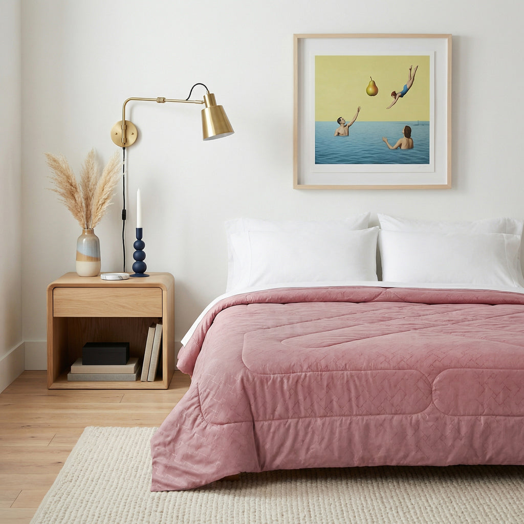 Solid AC Comforters - Pink