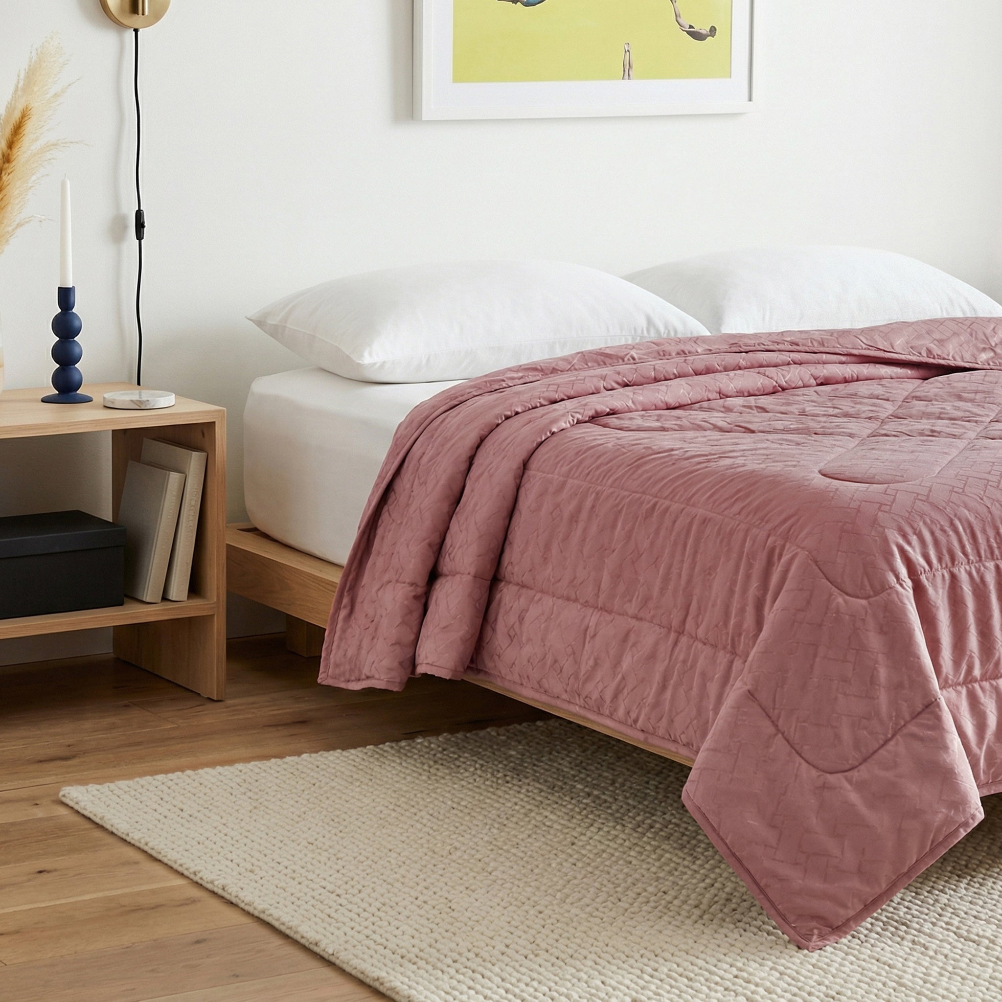Solid AC Comforters - Pink