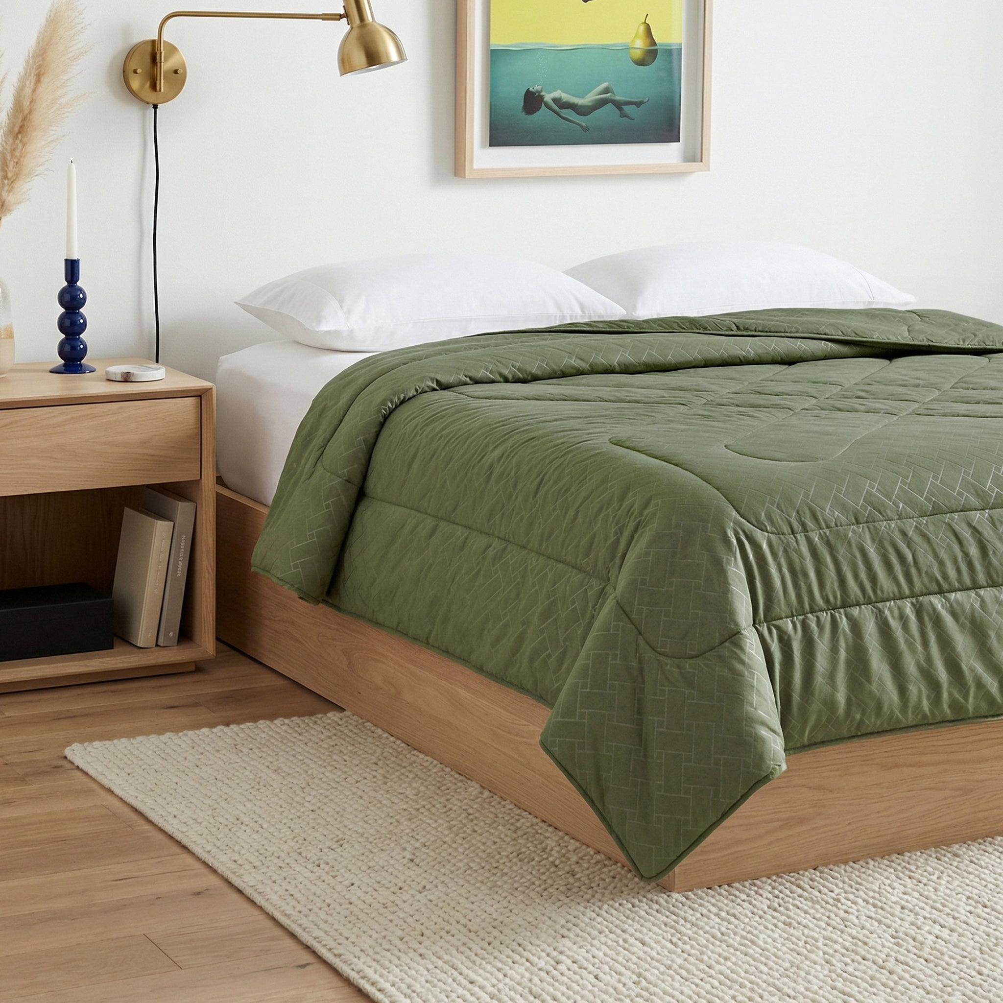 Solid AC Comforters - Green