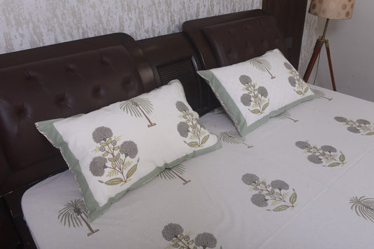 Whispering Green Floral Set