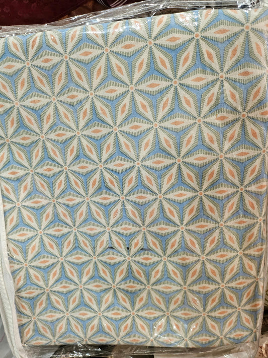 Blossom Geometry Cotton Bedsheet