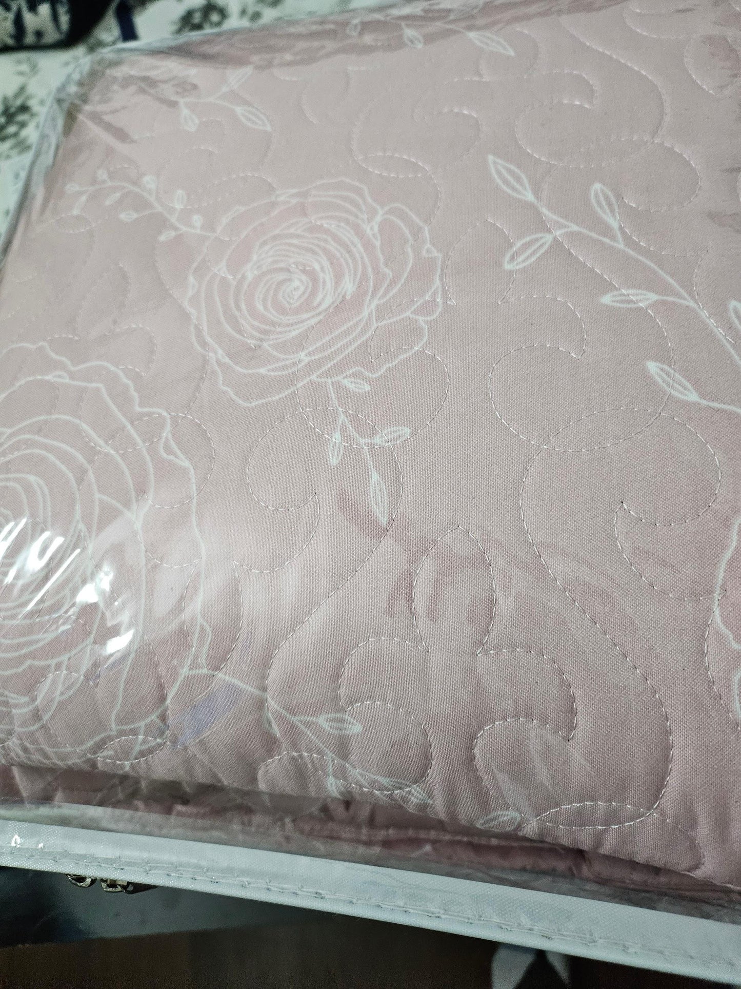 Pastel Prism Pink 5 Piece Bedding Set