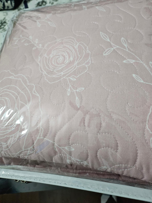 Pastel Prism Pink 5 Piece Bedding Set