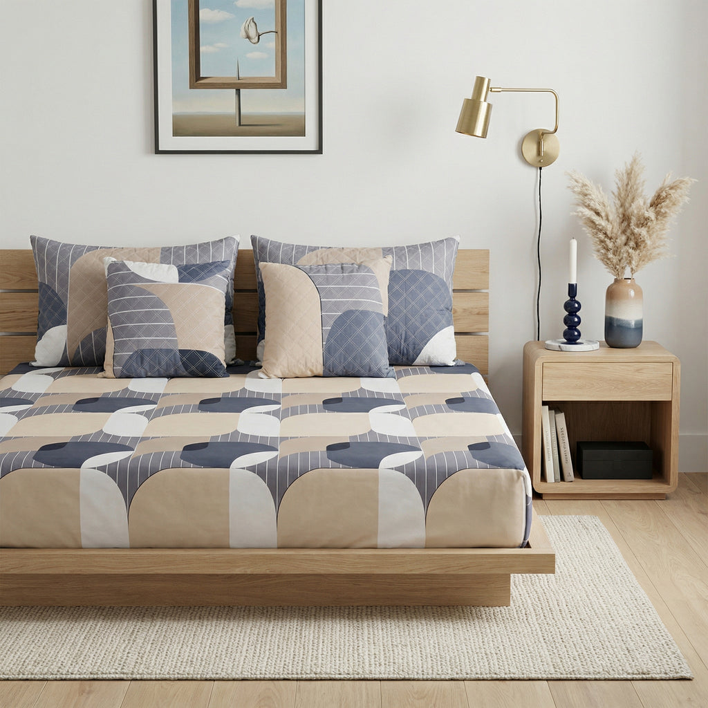 Elegant Blue Bedding Set