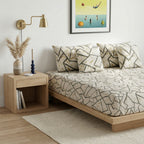 Pastel Geometry Elegant 5 Piece Bedding Set