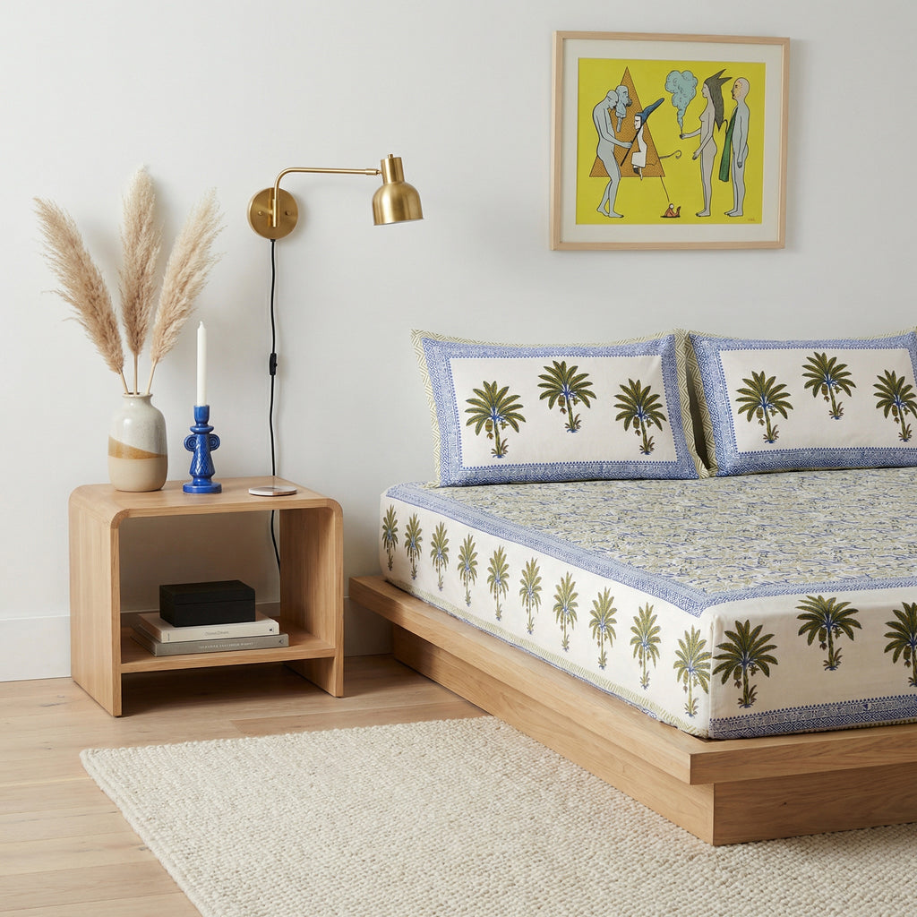 Gulmohar Pure Cotton Bedsheet