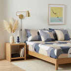 Elegant Blue Bedding Set