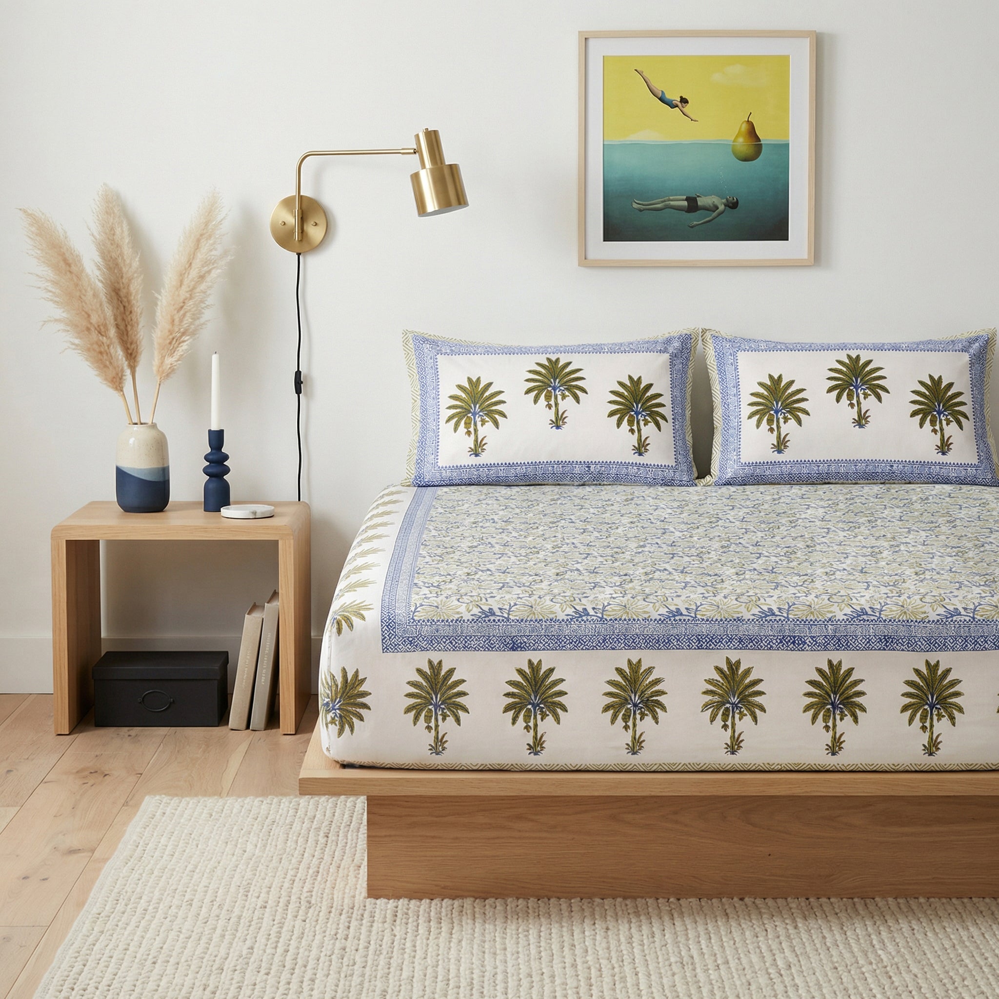 Gulmohar Pure Cotton Bedsheet
