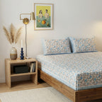 Golden Vine Cotton Bedsheet