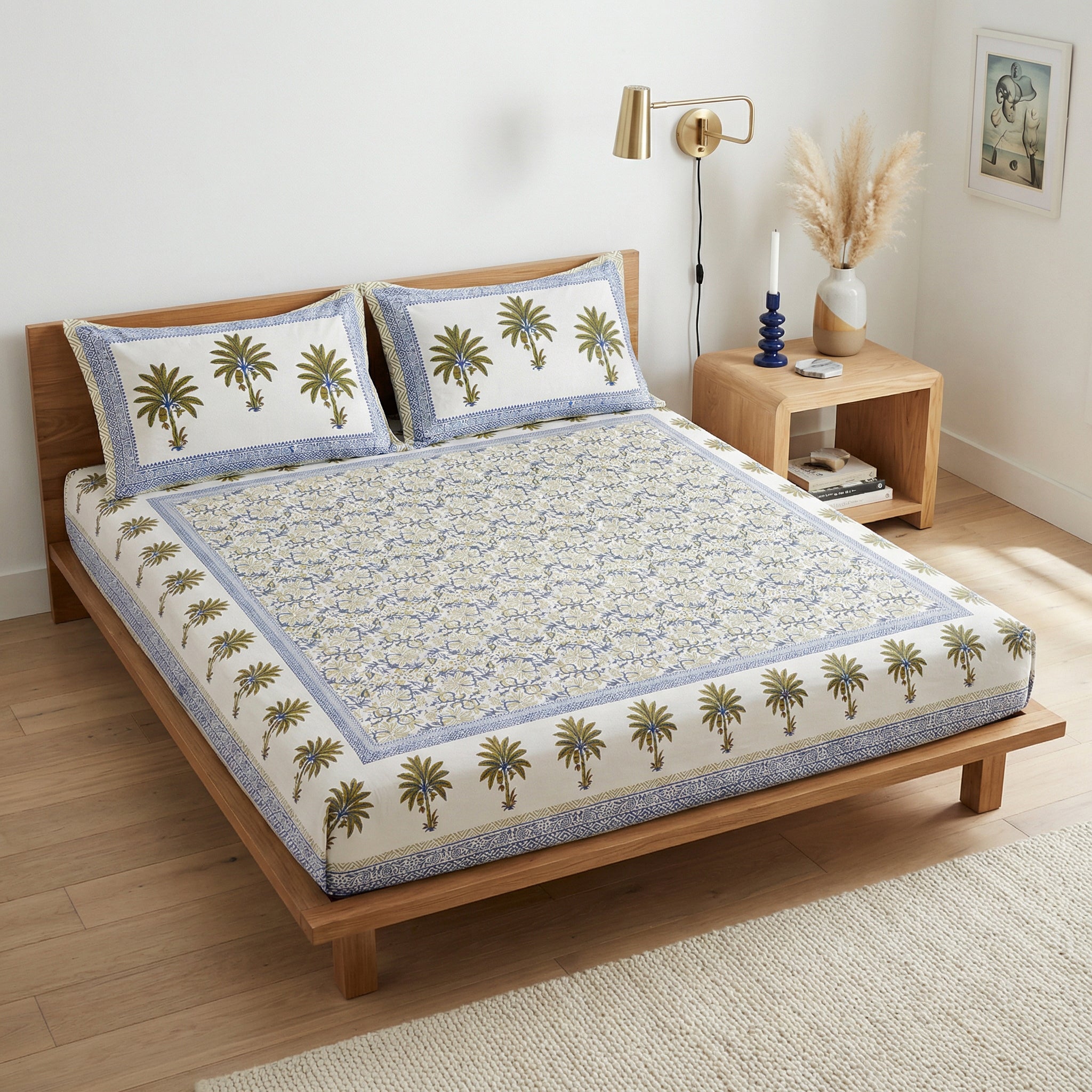 Gulmohar Pure Cotton Bedsheet