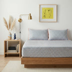 Blossom Geometry Cotton Bedsheet