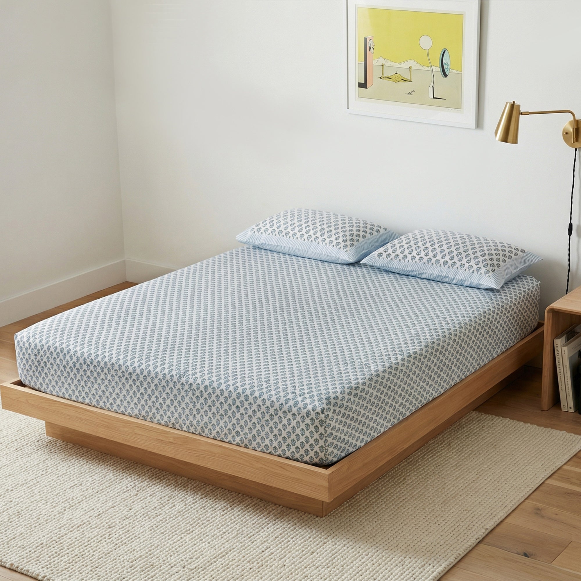 Neelkamal Baagh Pure Cotton Bedsheet Secondary image