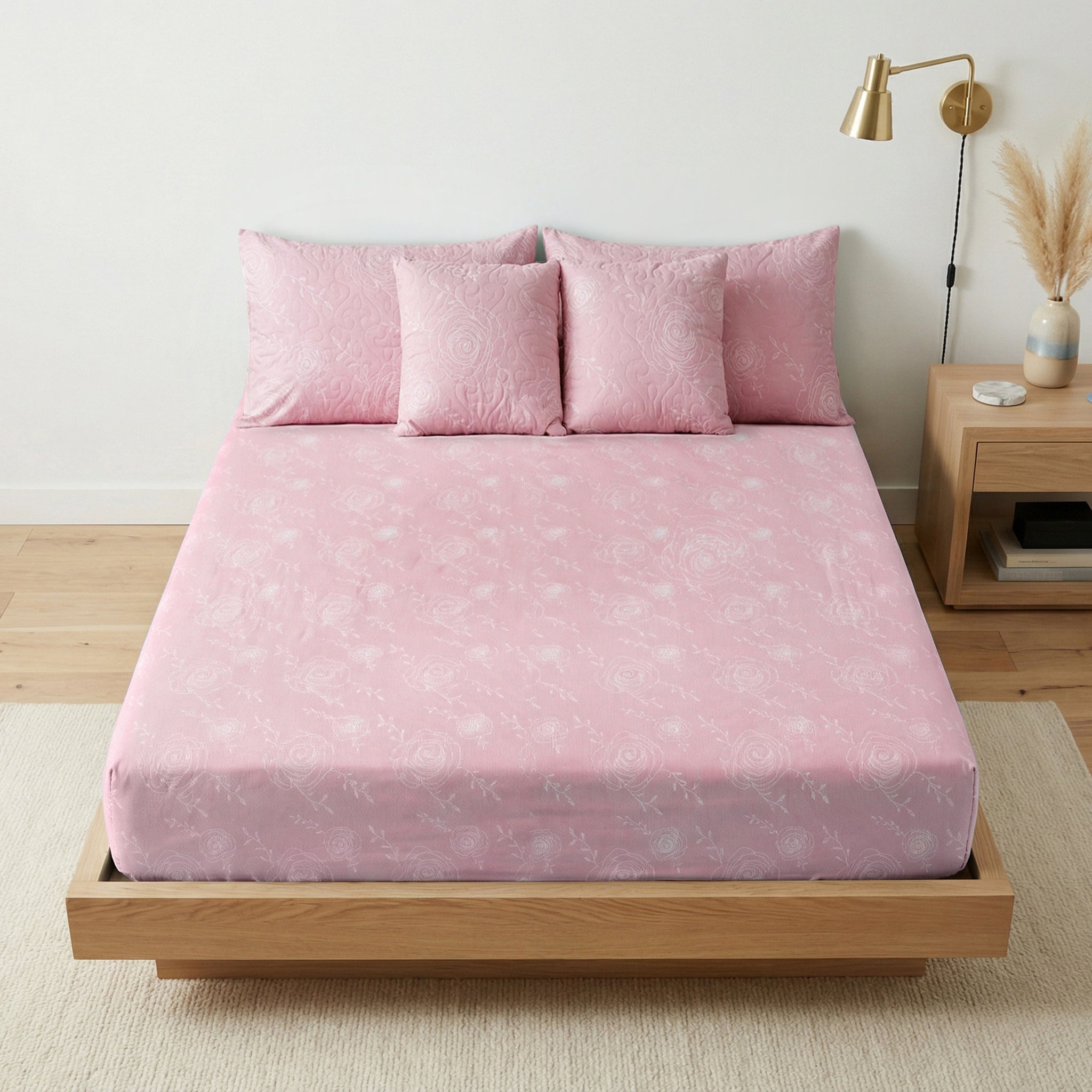 Pastel Prism Pink 5 Piece Bedding Set Main image